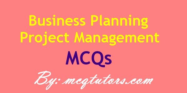 the business plan mcq
