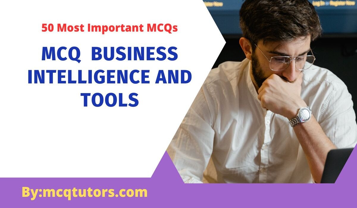 MCQ  Business Intelligence and Tools