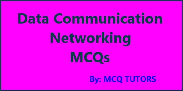 Data Communication and Networking MCQ
