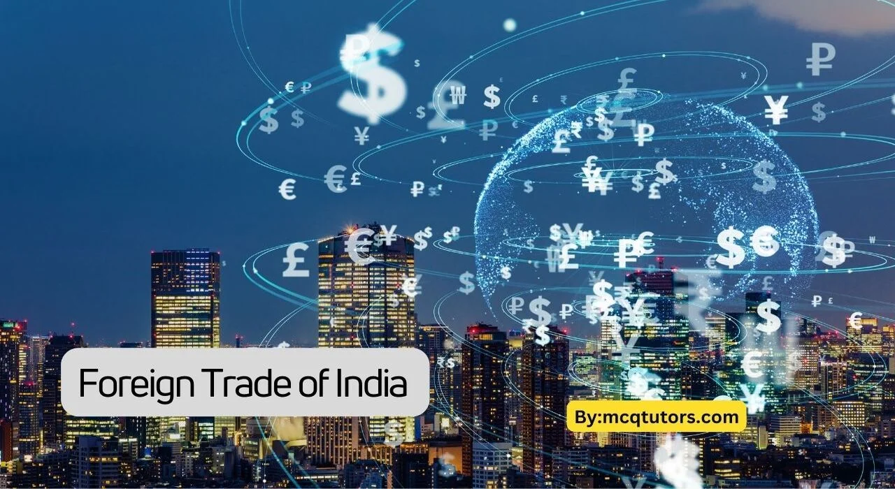 Foreign Trade of India MCQs
