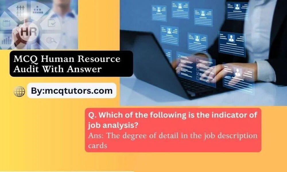 Human Resource Audit MCQ
