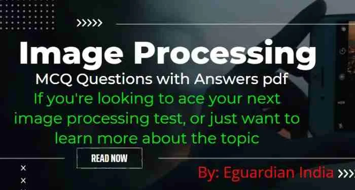 Image Processing Multiple Choice Questions