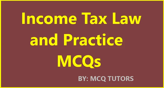 Income Tax Law and Practice MCQ