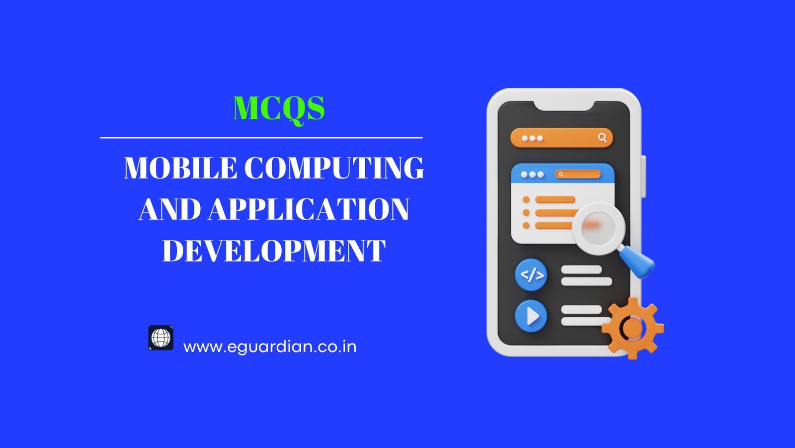 Mobile Computing and Application Development MCQs